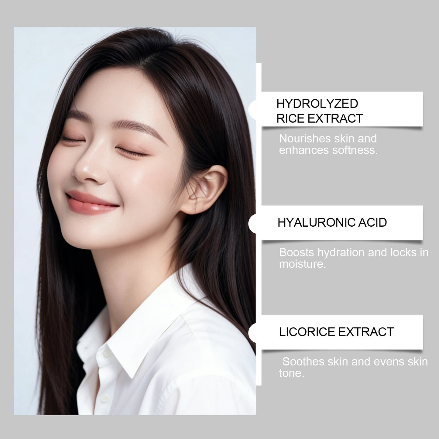 Rice Milk Hydrating and Skin-Rejuvenating Mask Cleanse Moisturize Soften Smooth Skin