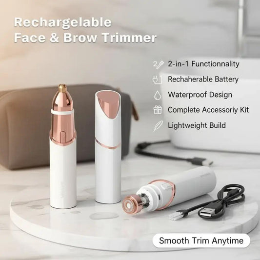 Waterproof Electric Facial Eyebrow Trimmer Multifunctional Hair Removal Device Women?s Shaver