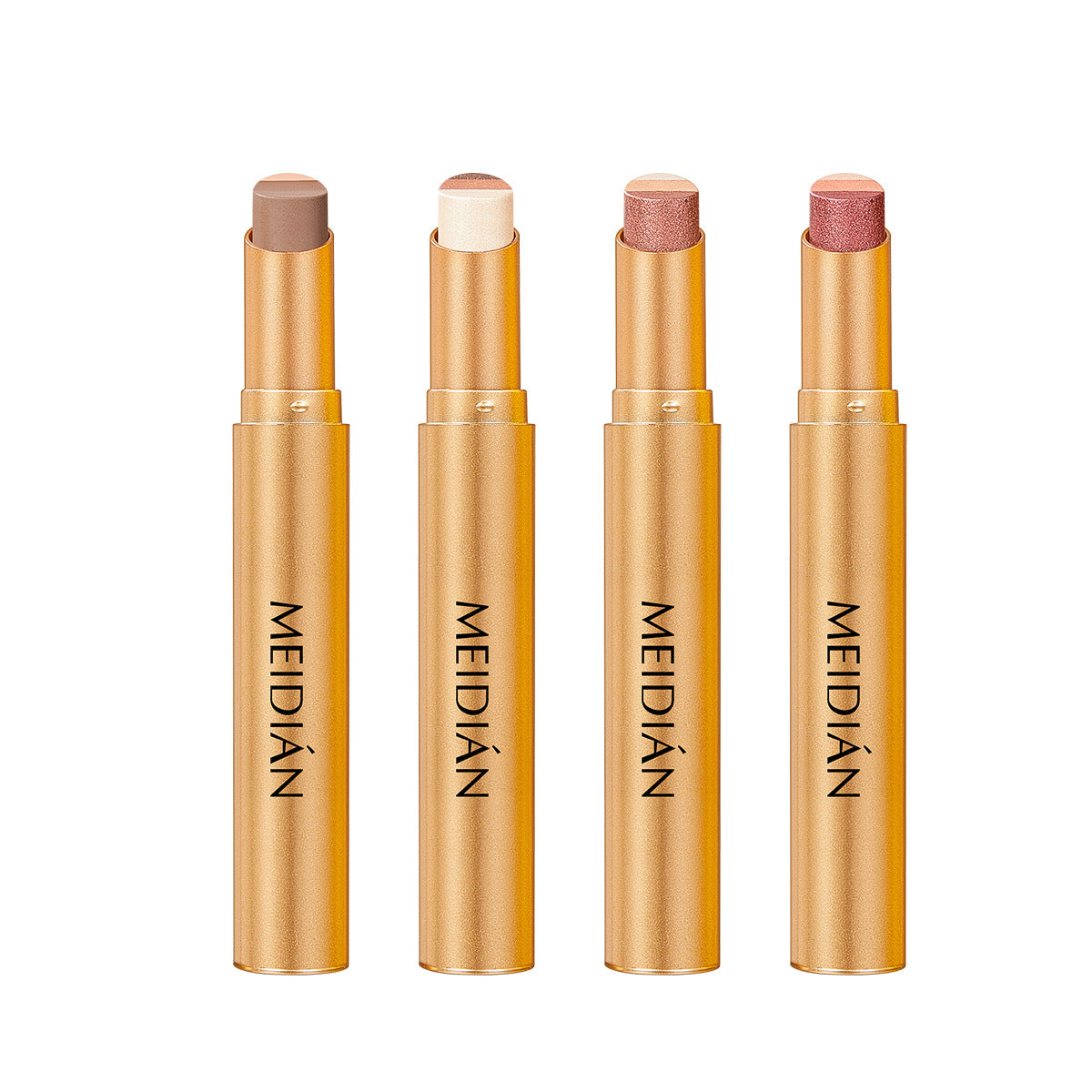 Three Color Eyeshadow Stick Shimmer Metallic Finish