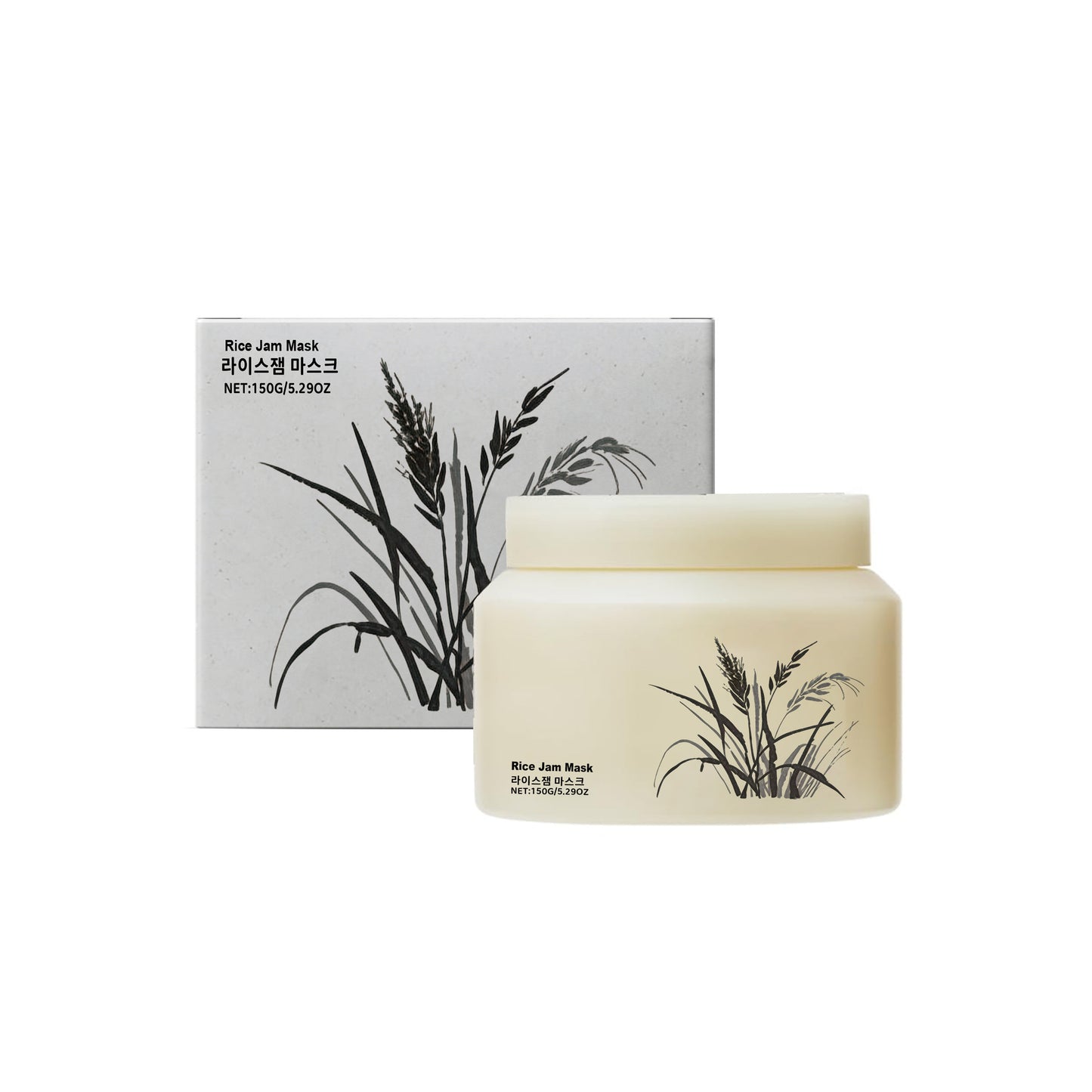Rice Milk Hydrating and Skin-Rejuvenating Mask Cleanse Moisturize Soften Smooth Skin