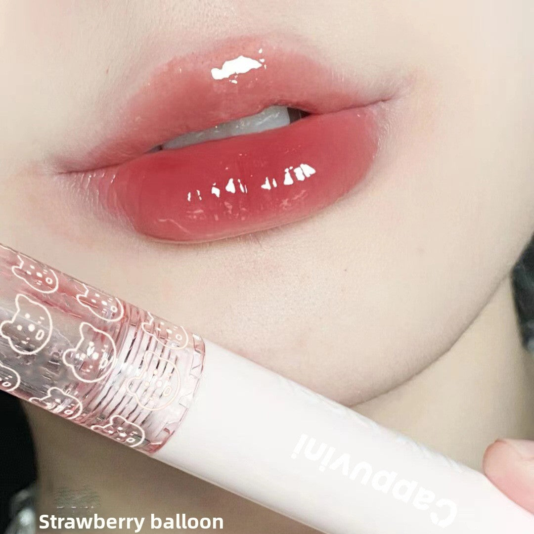 Cappuvini Bubble Lip Glaze Mirror Water Gloss